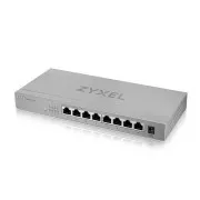 Zyxel XMG-108HP 8 vrat 2,5G   1 SFP , skupaj 8 vrat 100W PoE   Namizno večigitalno stikalo brez upravljanja