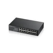 Zyxel GS1100-16S 16-vratni gigabitni – DIP-izbirnik, neupravljano stikalo