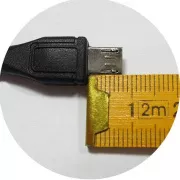 Kabel micro USB 2.0, A-B 1,8 m z daljšim priključkom