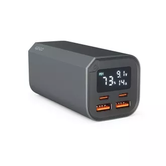 Epico Alu Power Bank PD 100W - 20 000 mAh - siva