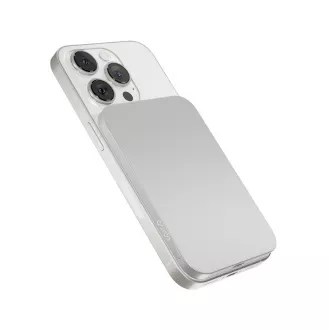 Epico 3000mAh Alu Mag  PowerBank EM31 - srebrna