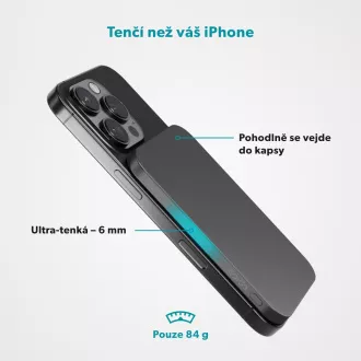 Epico 3000mAh Alu Mag  PowerBank EM31 - siva
