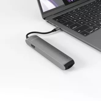 Epico 6v1 Slim Hub 8K s priključkom USB-C - siv