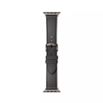 Epico Watch Strap Leather 38/40/41/42 - črna