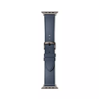 Epico Watch Strap Leather 42/44/45/46/49 - modra