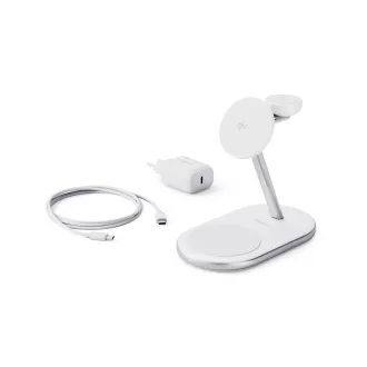 Epico Qi2 3v1 Mag  polnilno stojalo EX60 - belo