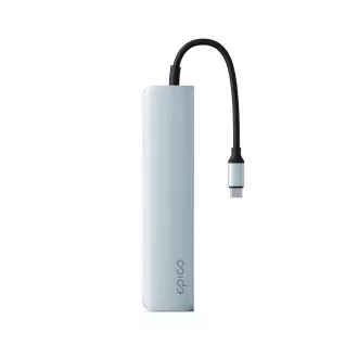 Epico 6v1 aluminijasto vozlišče USB-C 8K - modro