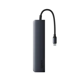 Aluminijasto vozlišče Epico 6v1 USB-C 8K - črnilo