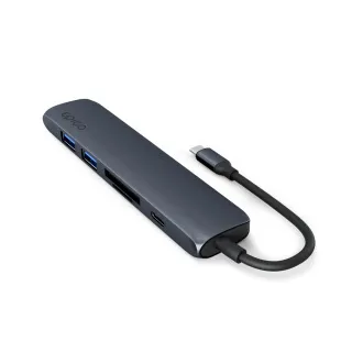 Epico 7v1 aluminijasto vozlišče USB-C 8K - črnilo
