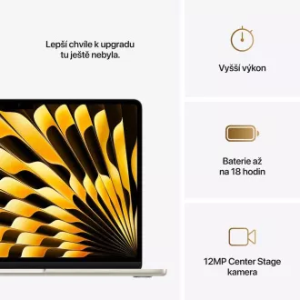 Apple MacBook Air 13"/M4/13,6"/2560x1664/16GB/256GB SSD/M4/Sequoia/Starlight/1R Apple MacBook Air 13"/M4/13,6"/2560x1664/16GB/256GB SSD/M4/Sequoia/Starlight/1R
