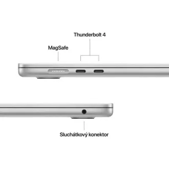 Apple MacBook Air 15"/M4/15,3"/2880x1864/16GB/512GB SSD/M4/Sequoia/Srebrna/1R