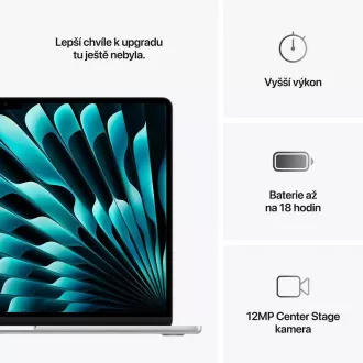 Apple MacBook Air 15"/M4/15,3"/2880x1864/16GB/512GB SSD/M4/Sequoia/Srebrna/1R