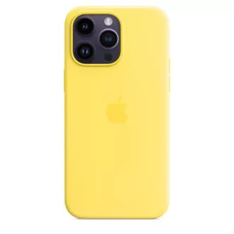 Silikonsko ohišje za iPhone 14 Pro Max z MS - C.Yellow Silikonsko ohišje za iPhone 14 Pro Max z MS - C.Yellow