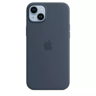 Silikonsko ohišje za iPhone 14  z državo članico - nevihtno modro
