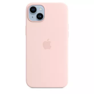Silikonsko ohišje za iPhone 14  z MS - kredno rožnato