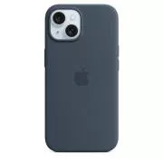 Silikonsko ohišje za iPhone 15 z MagSafe - Storm Blue