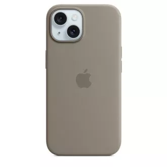 Silikonsko ohišje za iPhone 15 z MagSafe - Clay
