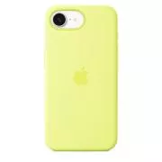 Silikonsko ohišje za iPhone 16e - neonsko rumeno