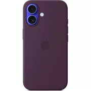 Silikonsko ohišje za iPhone 16 z državno članico - Plum
