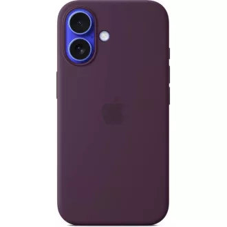 Silikonsko ohišje za iPhone 16 Plus z državo članico - Plum
