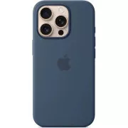 Silikonsko ohišje za iPhone 16 Pro Max z državo članico - Denim