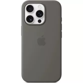 Silikonsko ohišje za iPhone 16 Pro Max z MS - Stone Gr
