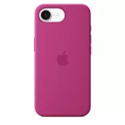 Silikonsko ohišje za iPhone 16e - fuksija