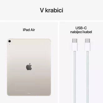 Apple iPad Air 13"/(M3) Wi-Fi   Cellular/12,9"/2732x2048/8GB/512GB/iPadOS18/Starlight
