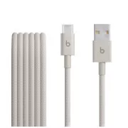 Beats USB-A/USB-C tkani kabel (1,5 m) - kamnita barva