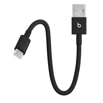 Beats USB-A / USB-C tkani kabel (20 cm) - Bolt Black