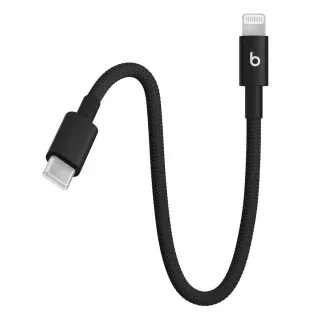 Beats USB-C/Lightning Woven Cable (20 cm) - Bolt Black