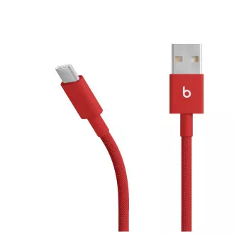 Beats USB-A / USB-C tkani kabel (1,5 m) - hitro rdeč