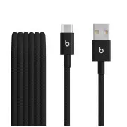 Beats USB-A / USB-C tkani kabel (1,5 m) - črn (2 kosa)