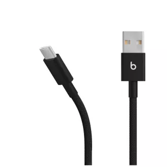 Beats USB-A / USB-C tkani kabel (1,5 m) - črn (2 kosa)