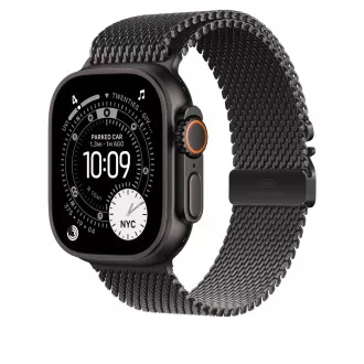 Watch Acc/49/Black Titanium Milanese Loop - S