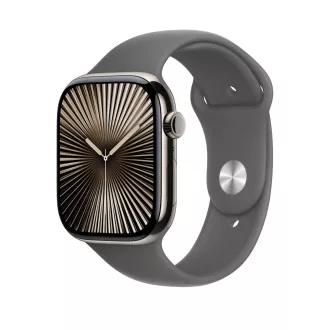 Watch Acc/46/Stone Grey Sport Band - S/M