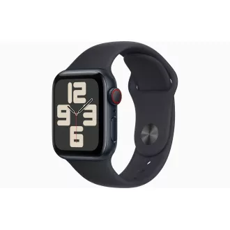 Apple Watch SE Cell/44mm/polnoč/športni trak/polnoč/-M/L Apple Watch SE Cell/44mm/polnoč/športni trak/polnoč/-M/L
