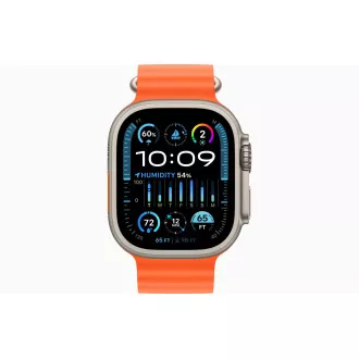 Apple Watch Ultra 2/49mm/Titan/Športni trak/Oranžni ocean Apple Watch Ultra 2/49mm/Titan/Športni trak/Oranžni ocean