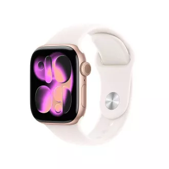 Apple Watch S11/42/športni trak/svetlo rdečkast