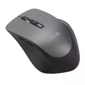 ASUS WT425/Ergonomski/optični/desnoročni/1 600 DPI/Wireless USB/Gray