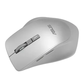 ASUS WT425/Ergonomski/optični/desnoročni/1 600 DPI/Wireless USB/Srebrni