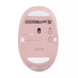 ASUS Fragrance Mouse MD101/Ergonomic/Optical/2 400 DPI/USB BT/Pink