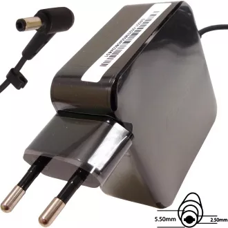 Asusov originalni adapter 45W19V 2P BLK z EU vtičem