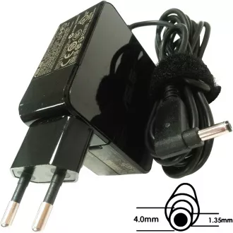 Asusov originalni adapter 45W19V (BLK) z EU vtičem (B0A001-00230300)