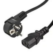Napajalni kabel od računalnika do napajalnika za izmenični tok 3-žilni 230V - 1m