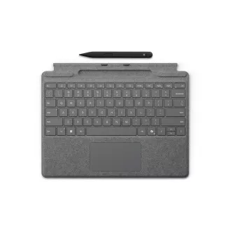 Komplet Microsoft Surface Pro tipkovnica in tanko pisalo 2 (Platinum), komercialni, CZ&SK