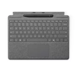 Komplet Microsoft Surface Pro tipkovnica in tanko pisalo 2 (Platinum), komercialni, CZ&SK