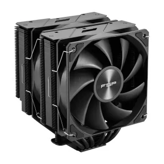 FSP CPU Cooler MP7-B Dual, 120 mm FDB ventilator, črn