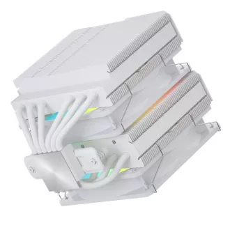 FSP procesorski hladilnik MP7-WA Dual, 120 mm FDB ventilator, bel