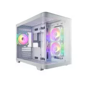 FSP S380-WA/Micro ATX/Transpar./White